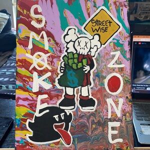 Streetwise Smoke Zone Art Canvas